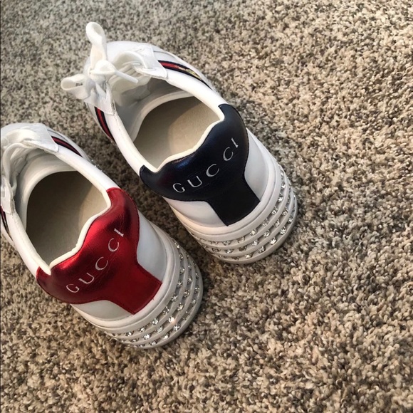 Gucci ace sneakers with crystals - Picture 2 of 5